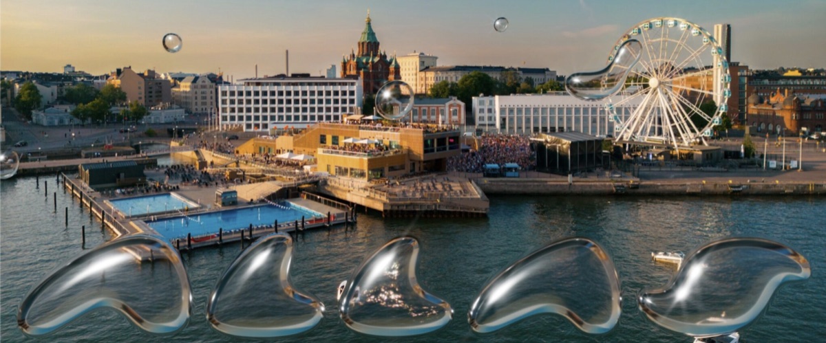 Allas Sea Pool ja SkyWheel-maailmanpyörä Helsingin Katajanokalla